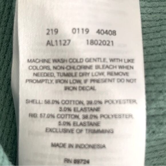 Columbia Sage Green Thermal Long Sleeve Top Size Medium - Picture 9 of 9